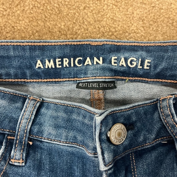 American Eagle Outfitters Blue Straight Leg Jeans - Picture 6 of 6
